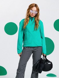 0 Moonrising - Couche intermédiaire technique pour Femme Vert ERJFT04972 Roxy