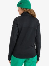 3 Vertere Full Zip - Technical Mid Layer for Women Black ERJFT04974 Roxy