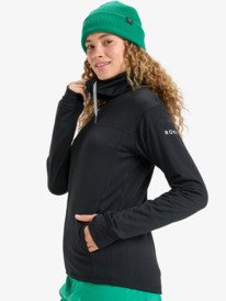1 Vertere Full Zip - Technical Mid Layer for Women Black ERJFT04974 Roxy