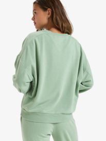 3 Oasis Haze Ii - Sudadera de cuello redondo para Mujer Verde ERJFT04978 Roxy