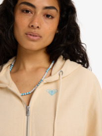 2 Never Better - Zip-Up Hoodie for Women Beige ERJFT04988 Roxy