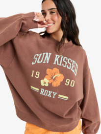 9 Lineup - Top con cuello redondo para Mujer Marron ERJFT04989 Roxy