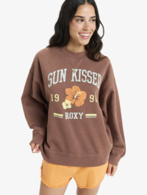 4 Lineup - Top con cuello redondo para Mujer Marron ERJFT04989 Roxy