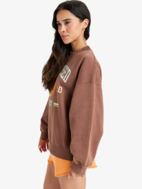 5 Lineup - Top con cuello redondo para Mujer Marron ERJFT04989 Roxy
