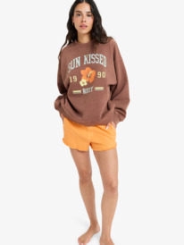 6 Lineup - Top con cuello redondo para Mujer Marron ERJFT04989 Roxy