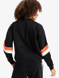 4 Essential Energy - Crew Neck Sweatshirt para Mulher Preto ERJFT04994 Roxy