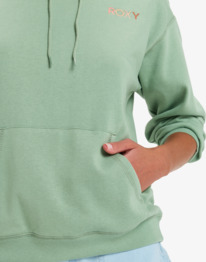 4 Saturdaze - Pullover Hoodie for Women Green ERJFT04996 Roxy