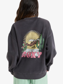 3 Lineup - Sweatshirt mit Rundhalsausschnitt für Frauen Schwarz ERJFT04997 Roxy