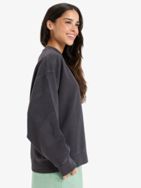 1 Lineup - Sweat à col rond pour Femme Noir ERJFT04997 Roxy