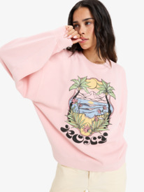 4 Lineup - Sweatshirt mit Rundhalsausschnitt für Frauen Rosa ERJFT04997 Roxy