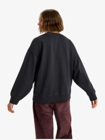 3 Lineup - Sweatshirt With Vintage Wash Effect for Women Black ERJFT05006 Roxy