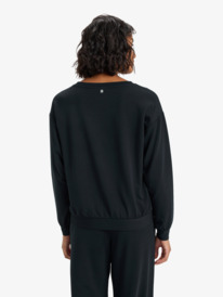 3 Surfing By Moonlight - Top lounge en mélange modal pour Femme Noir ERJFT05008 Roxy
