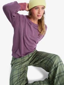 3 Surfing By Moonlight - Lounge-Top aus Modalmix für Frauen Rot ERJFT05008 Roxy