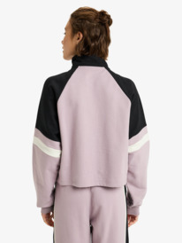 3 Essential Energy Boxy Half Zip - Sport Fleece for Women Purple ERJFT05011 Roxy