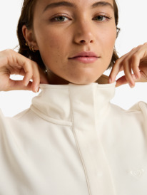 4 Rise & Vibe Sweet - Sportfleece voor Dames White ERJFT05012 Roxy