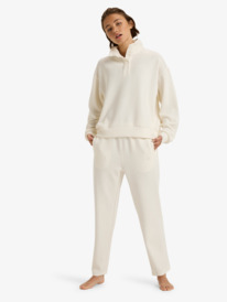 2 Rise & Vibe Sweet - Sportfleece voor Dames White ERJFT05012 Roxy