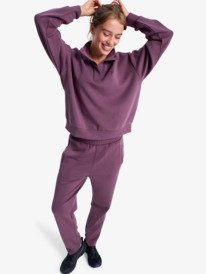 5 Rise & Vibe Sweet - Sudadera deportiva para mujer Rojo ERJFT05012 Roxy
