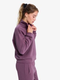 1 Rise & Vibe Sweet - Sudadera deportiva para mujer Rojo ERJFT05012 Roxy