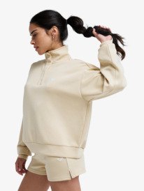 1 Rise & Vibe Sweet - Sportsweater voor Dames Beige ERJFT05012 Roxy