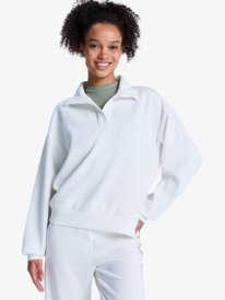 0 Rise & Vibe Sweet - Sportsweater voor Dames White ERJFT05012 Roxy