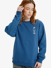 5 Surf Stoked Brushed - Sweatshirt for Women Blue ERJFT05018 Roxy