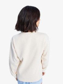 4 Surf Stoked Brushed - Sudadera para mujer Beige ERJFT05018 Roxy