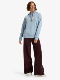 2 Surf Stoked Brushed Art - Sweatshirt com capuz para Mulher Azul ERJFT05020 Roxy