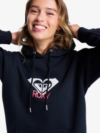 2 Surf Stoked Brushed Art - Hoodie voor Dames Black ERJFT05020 Roxy
