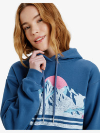 4 Surf Stoked Brushed Vt - Sweat à capuche pour Femme Bleu ERJFT05021 Roxy