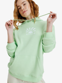 6 Surf Stoked Brushed Vt - Hoodie for Women Green ERJFT05021 Roxy