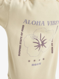 4 Surf Stoked Brushed Vt - Sweat à capuche pour Femme Beige ERJFT05021 Roxy