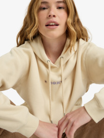 5 Surf Stoked Brushed Vt - Sweat à capuche pour Femme Beige ERJFT05021 Roxy