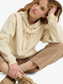 2 Surf Stoked Brushed Vt - Sweat à capuche pour Femme Beige ERJFT05021 Roxy