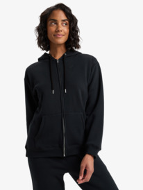 0 Surf Stoked Zipped Brushed - Pull zippé à capuche pour Femme Noir ERJFT05022 Roxy