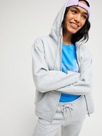 0 Surf Stoked Zipped Brushed Gray ERJFT05022 Roxy