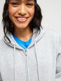 2 Surf Stoked Zipped Brushed Gray ERJFT05022 Roxy