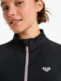 6 Waves Of Warmth Tech Top - Haut manches longues technique pour Femme Noir ERJFT05033 Roxy