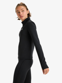 1 Waves Of Warmth Tech Top - Haut manches longues technique pour Femme Noir ERJFT05033 Roxy