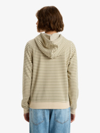 3 Perfect Stripe - Sudadera con capucha y cremallera para mujer Verde ERJFT05041 Roxy
