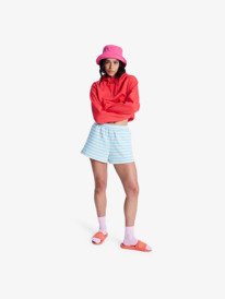 4 Surf Stoked Brushed - Kapuzenpulli f&uuml;r Frauen Rot ERJFT05046 Roxy