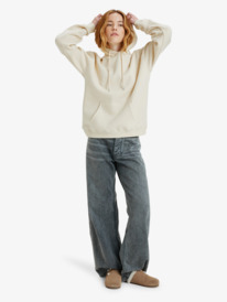 2 Surf Stoked Brushed - Sudadera con capucha para mujer Beige ERJFT05046 Roxy