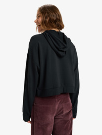 3 Surfing By Daylight - Sweat à capuche Lounge en modal pour Femme Noir ERJFT05047 Roxy