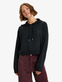 0 Surfing By Daylight - Sweat à capuche Lounge en modal pour Femme Noir ERJFT05047 Roxy