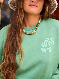 2 Lineup - Sweat pour Femme Vert ERJFT05050 Roxy