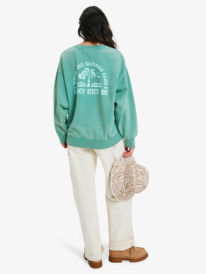 3 Lineup - Sweatshirt for Women Green ERJFT05050 Roxy
