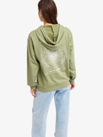 4 Surf Stoked Terry Vint - Hoodie for Women Green ERJFT05062 Roxy