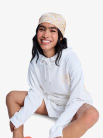 4 Surf Stoked Terry Vint - Sweat &agrave; capuche pour Femme Blanc ERJFT05062 Roxy