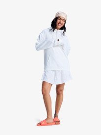 2 Surf Stoked Terry Vint - Sweat &agrave; capuche pour Femme Blanc ERJFT05062 Roxy