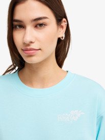 2 Surf Stoked Terry Vint - Sweatshirt for Women Green ERJFT05064 Roxy