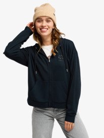 0 Surfing By Daylight - Zip-Up Hoodie for Women Black ERJFT05065 Roxy